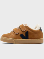 VEJA small esplar winter suede camel nautico fur