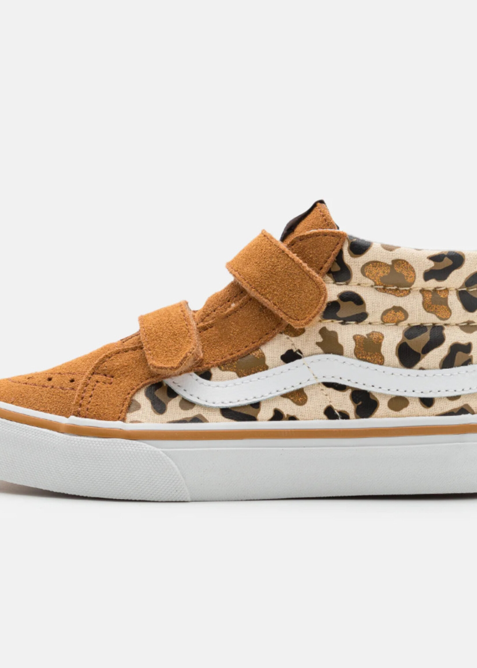 Vans SK-8 mid reissue leopard glitter brown/true white