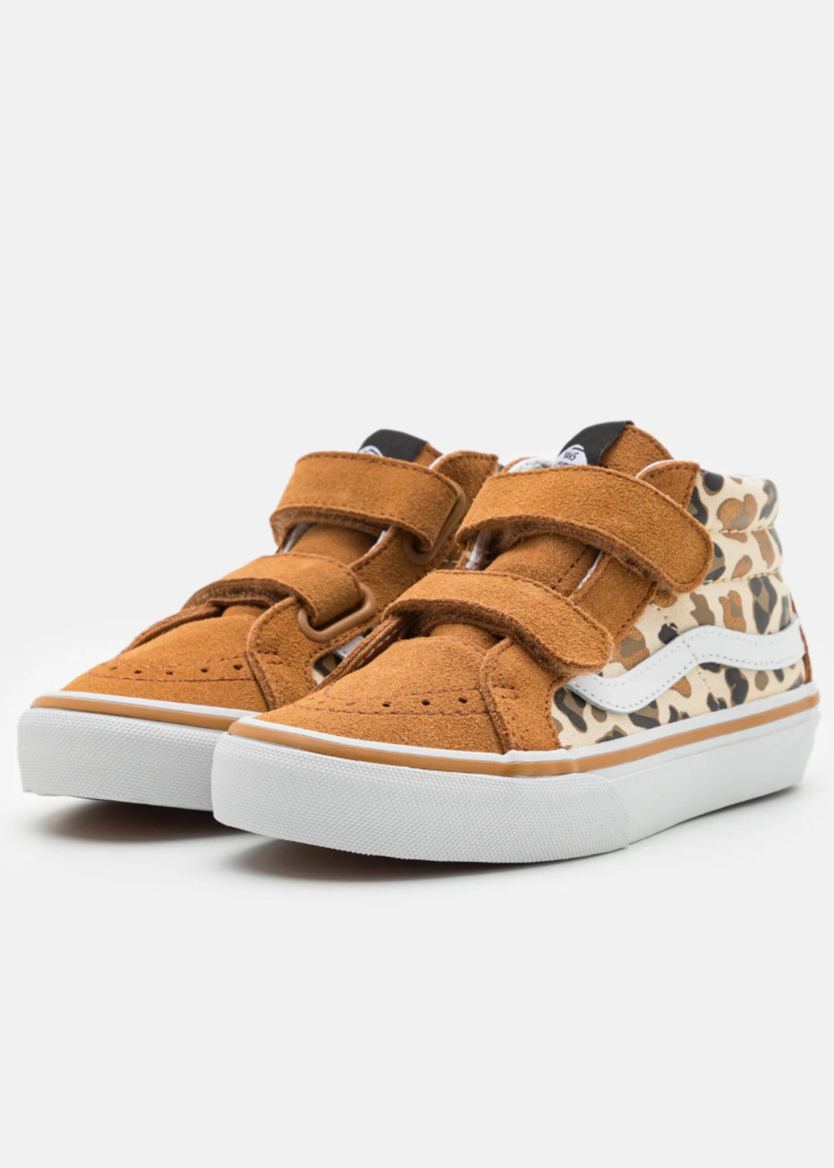 Vans SK-8 mid reissue leopard glitter brown/true white