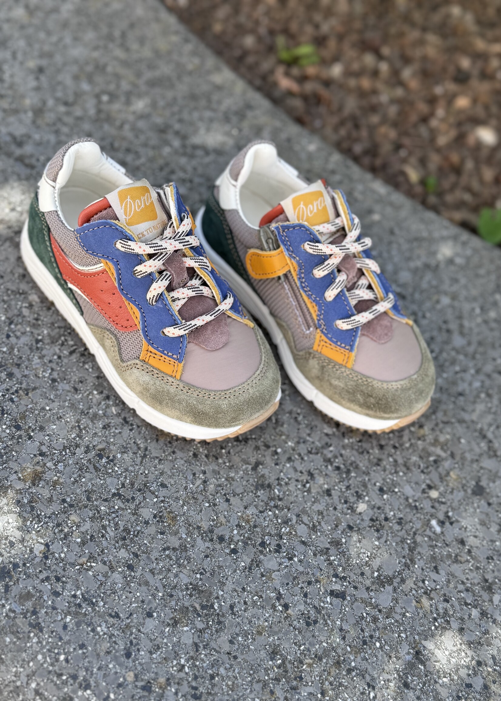 Ocra D367 sneaker salvia taupe