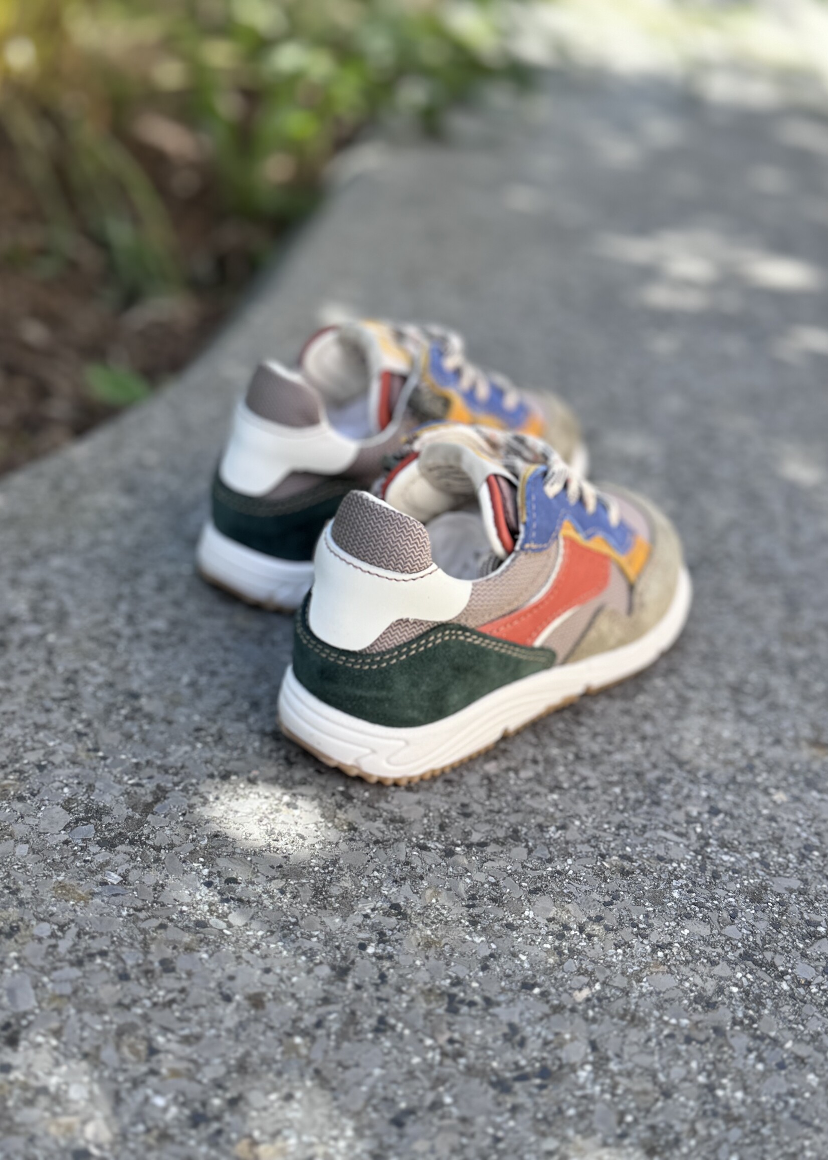 Ocra D367 sneaker salvia taupe