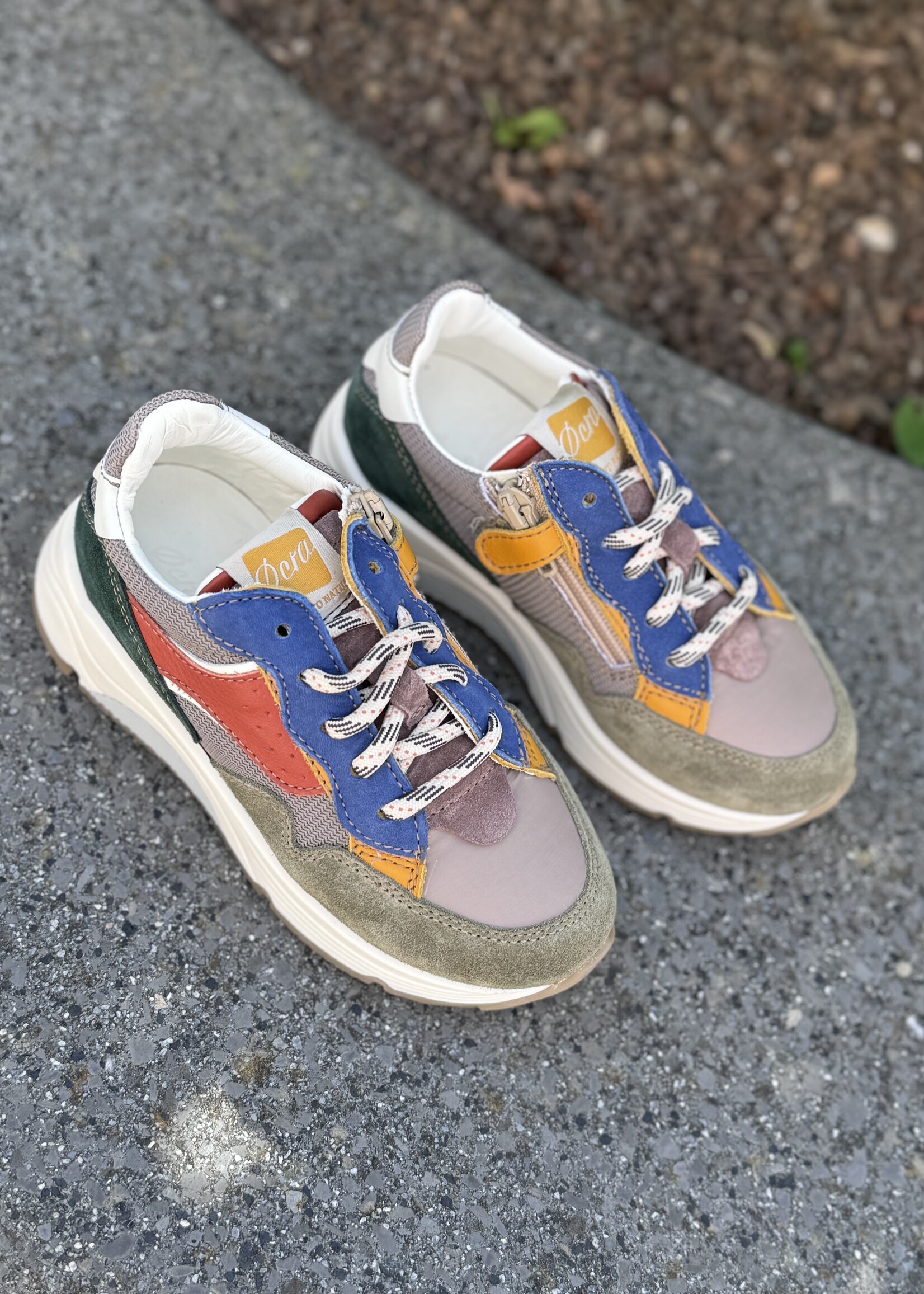 Ocra D365 sneaker salvia taupe