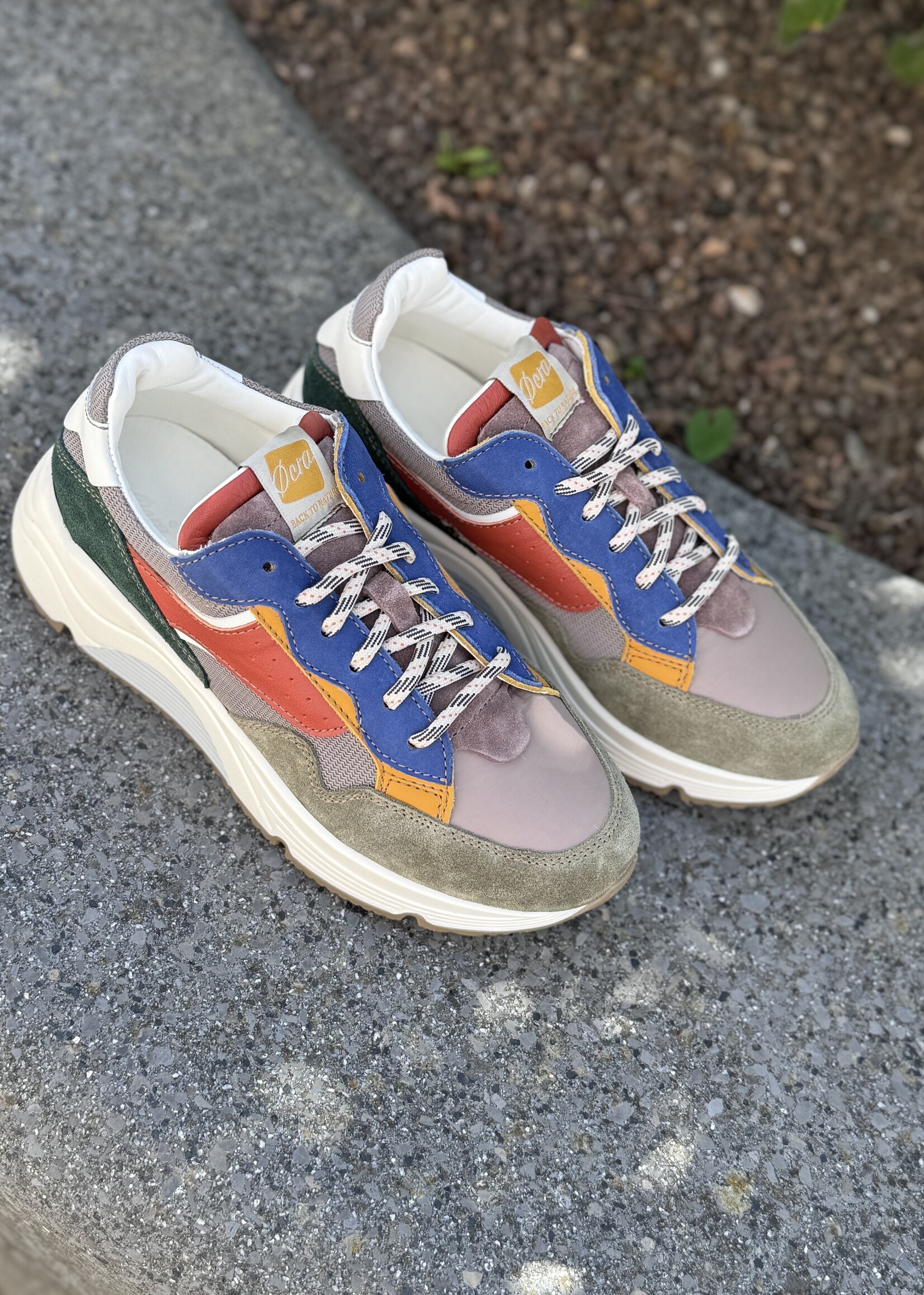 Ocra D365 sneaker salvia taupe