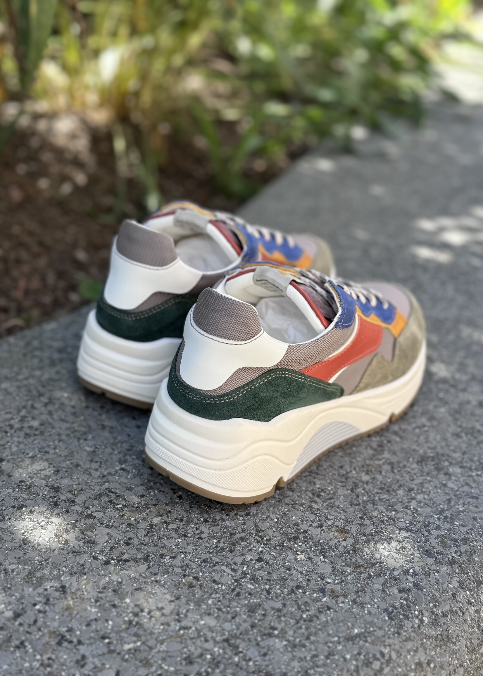 Ocra D365 sneaker salvia taupe