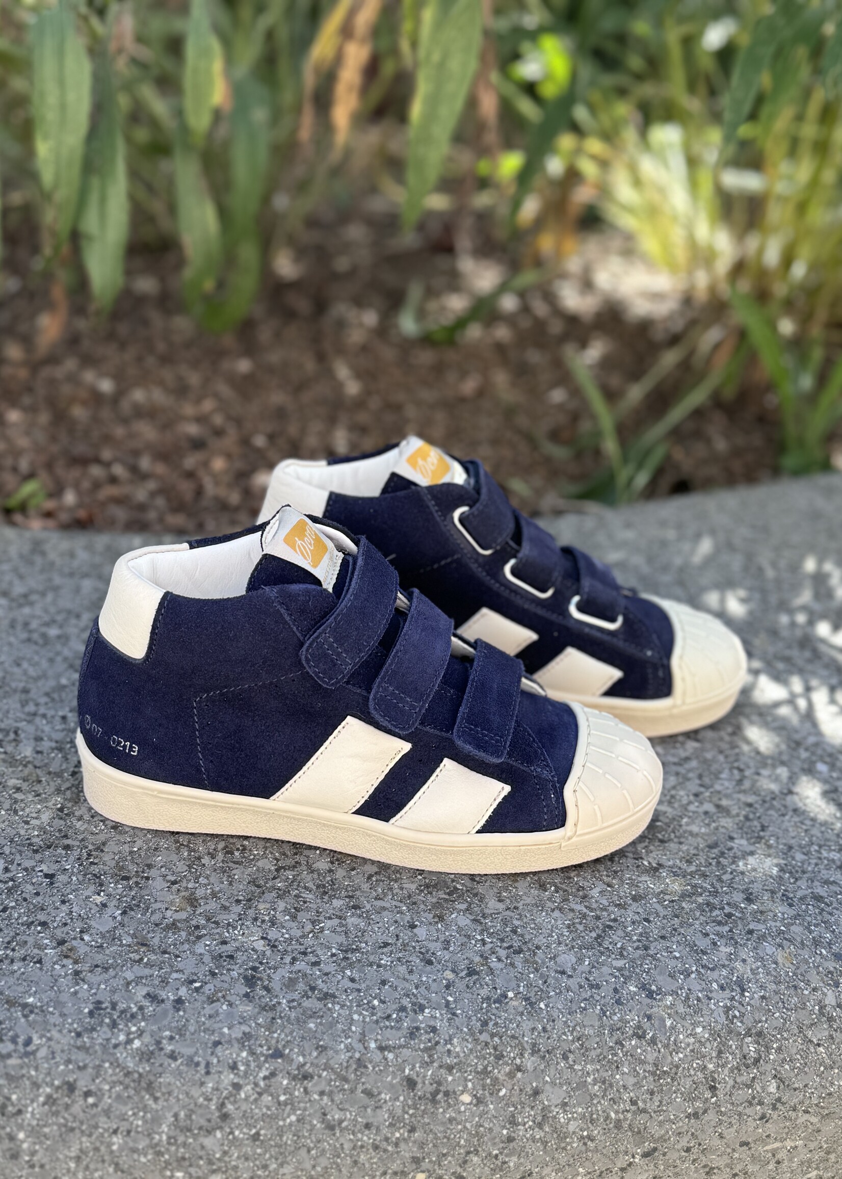 Ocra 853 sneaker velcro greasy cros blue