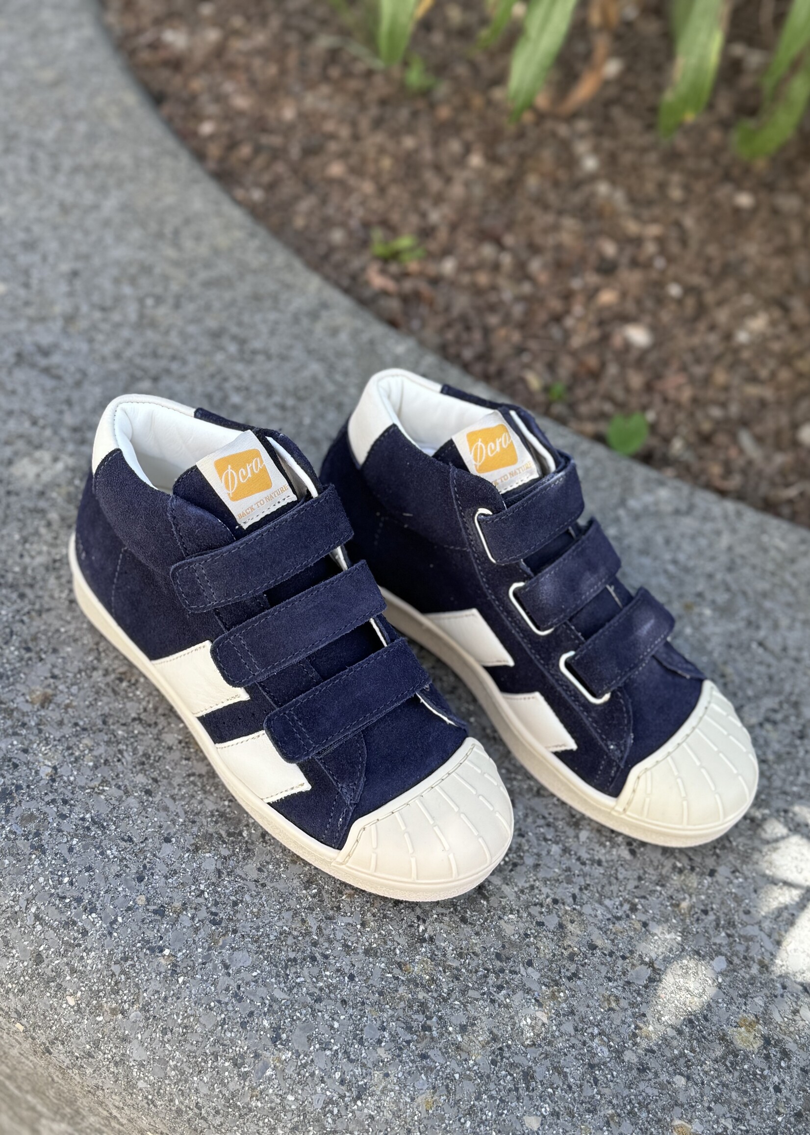 Ocra 853 sneaker velcro greasy cros blue