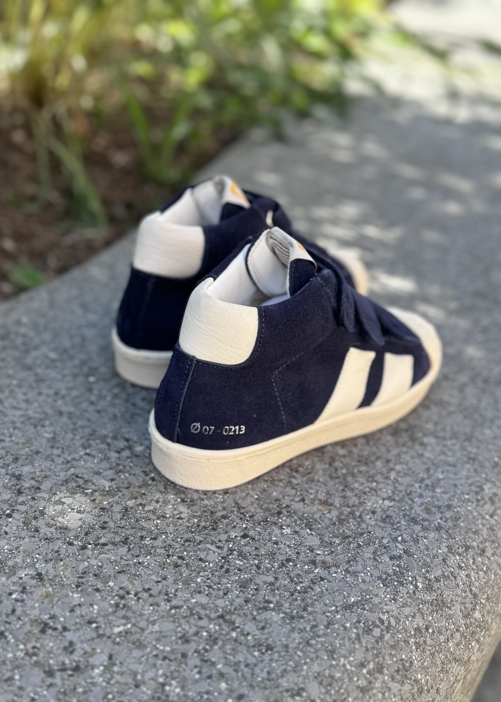 Ocra 853 sneaker velcro greasy cros blue
