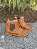 Ocra C922 enkellaarsje chianti cognac glitter