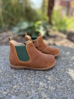 Falcotto winter wood suede wax cuoio green bottle