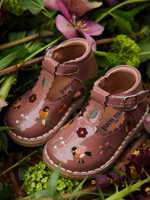Petit Nord 20974 t-bar scallop birds rose clay