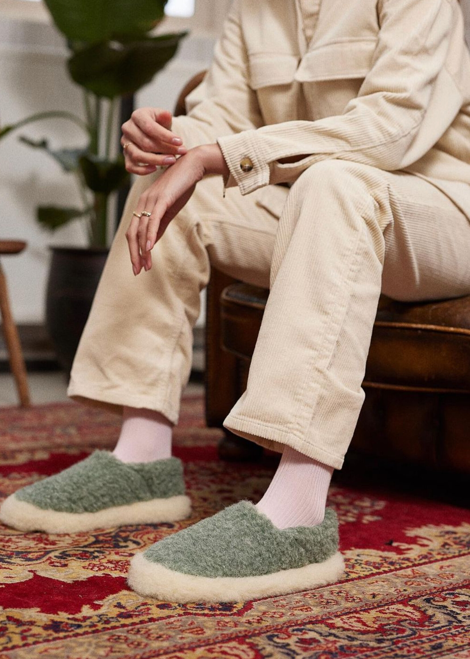 Rue de Wool the Nordic V2 sea green/natural