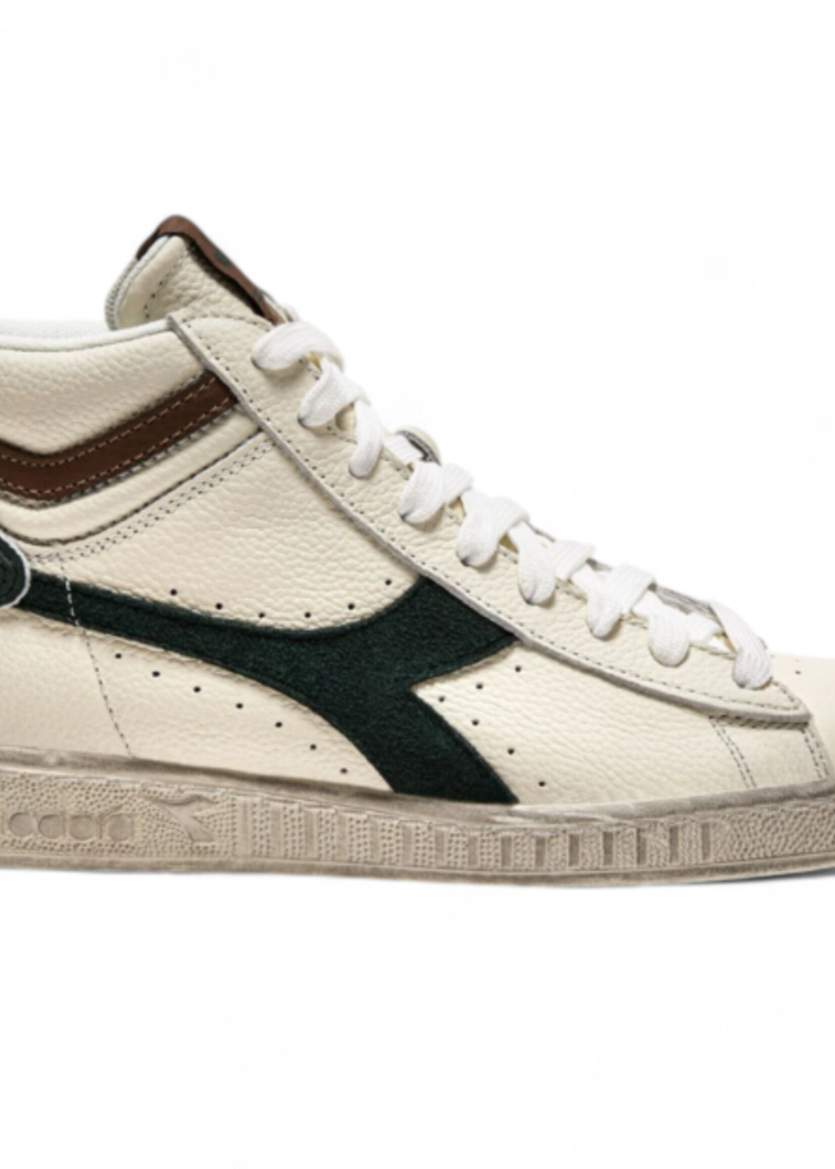Diadora game L high waxed suede pop scarab