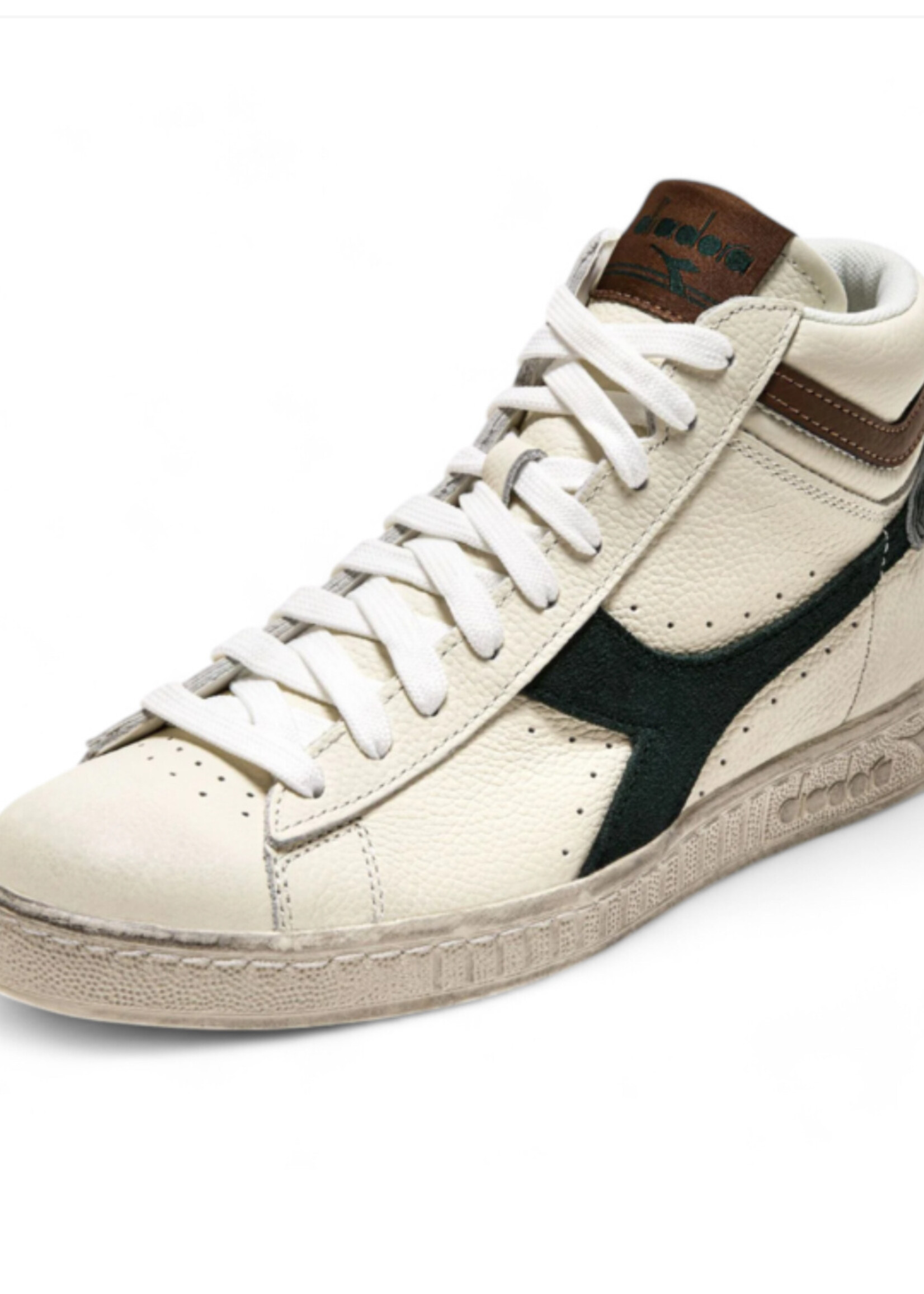 Diadora game L high waxed suede pop scarab