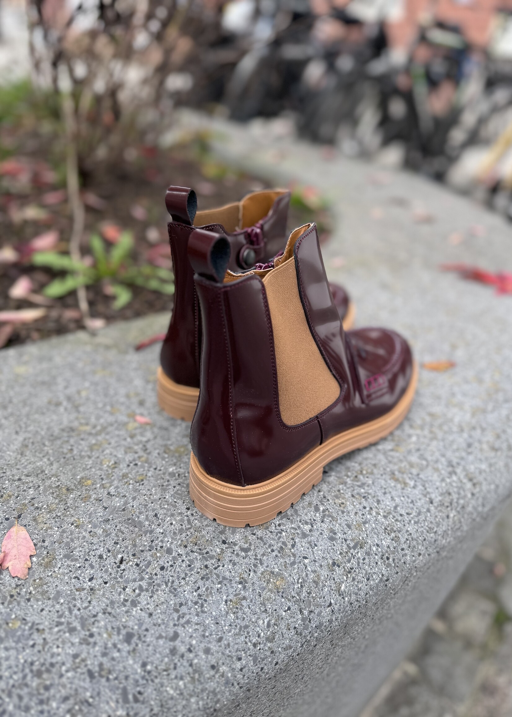 Rondinella 12097 moccassin boot bordeaux