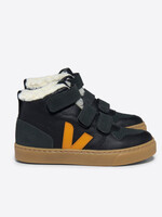 VEJA small V-10 mid winter black ouro grafite