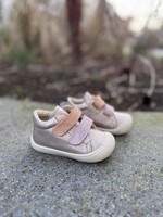 Naturino corkel met pebbled suede glitter cip