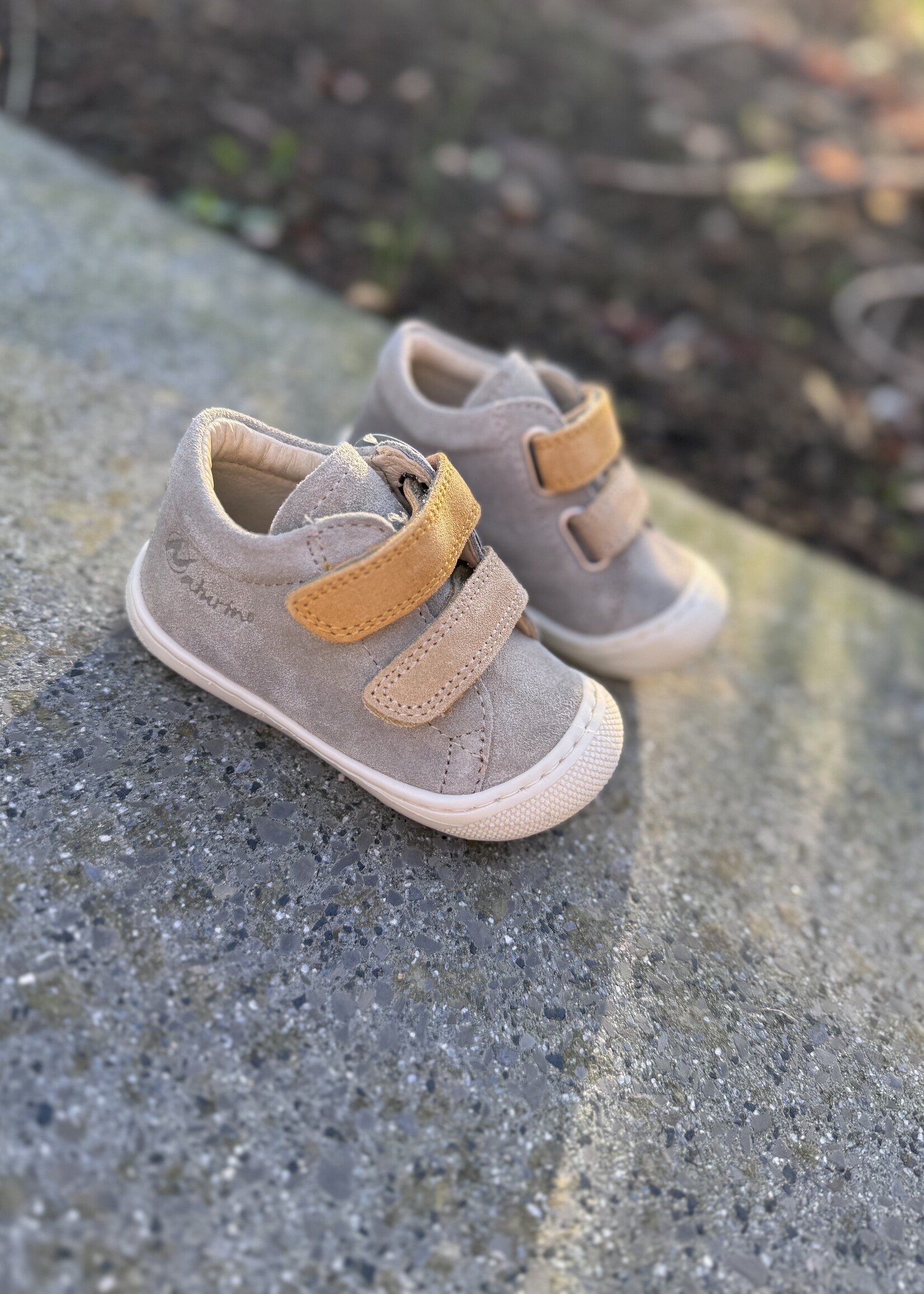 Naturino corkel suede taupe sand zucca