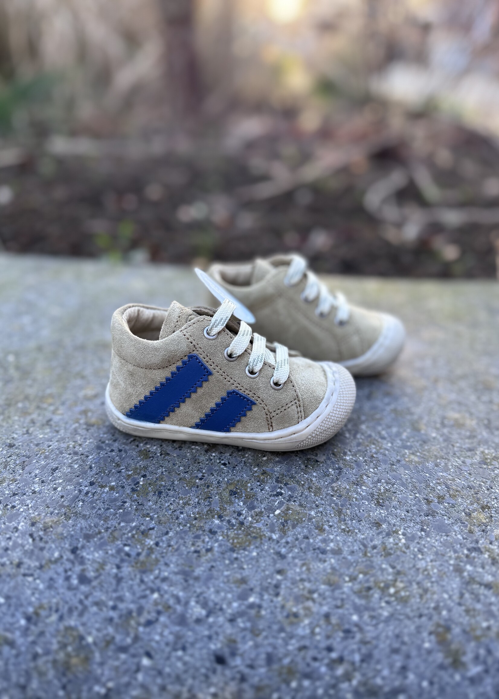 Naturino macks suede stone azure