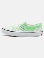 Vans classic slip-on checkerboard pistachio green