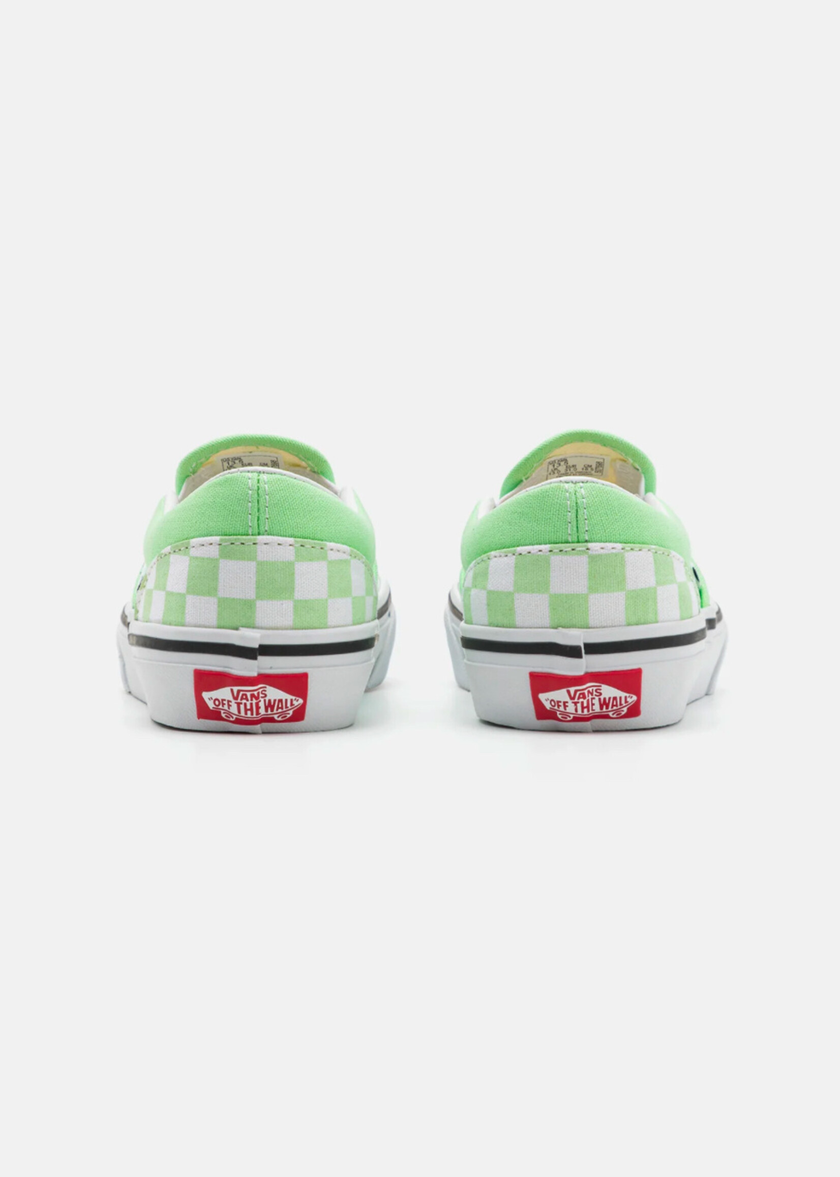 Vans classic slip-on checkerboard pistachio green