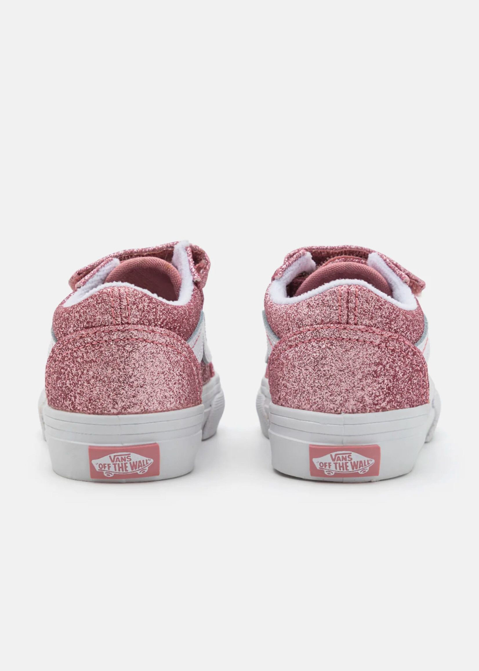 Vans old skool glitter rose gold