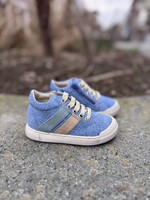 Falcotto Gazer suede jeans azure sage sand