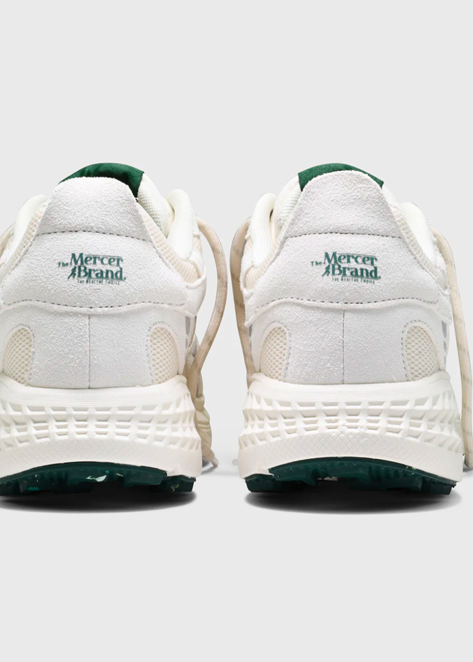 Mercer Re-Run Max suede white/green