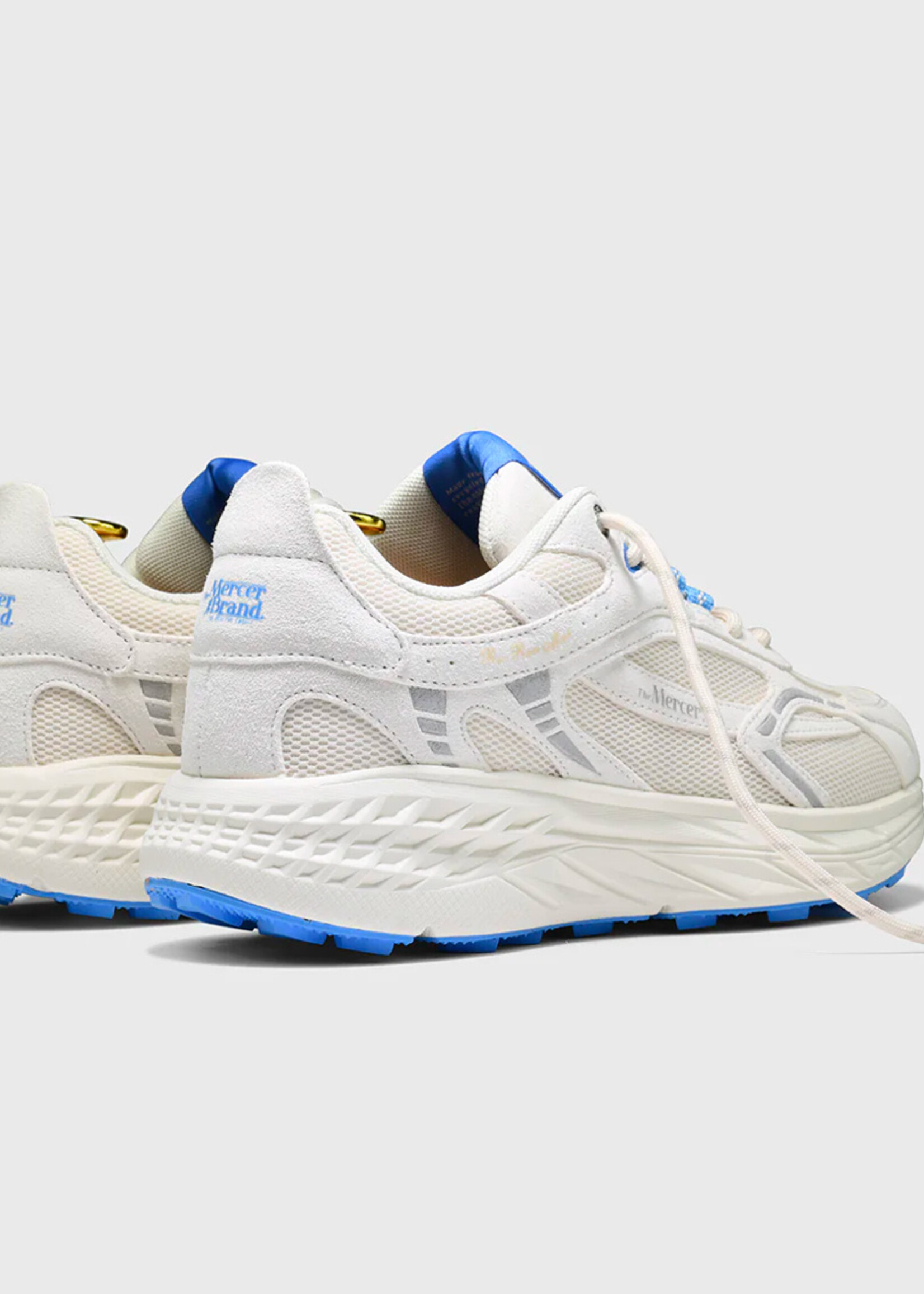 Mercer Re-Run Max suede white/blue