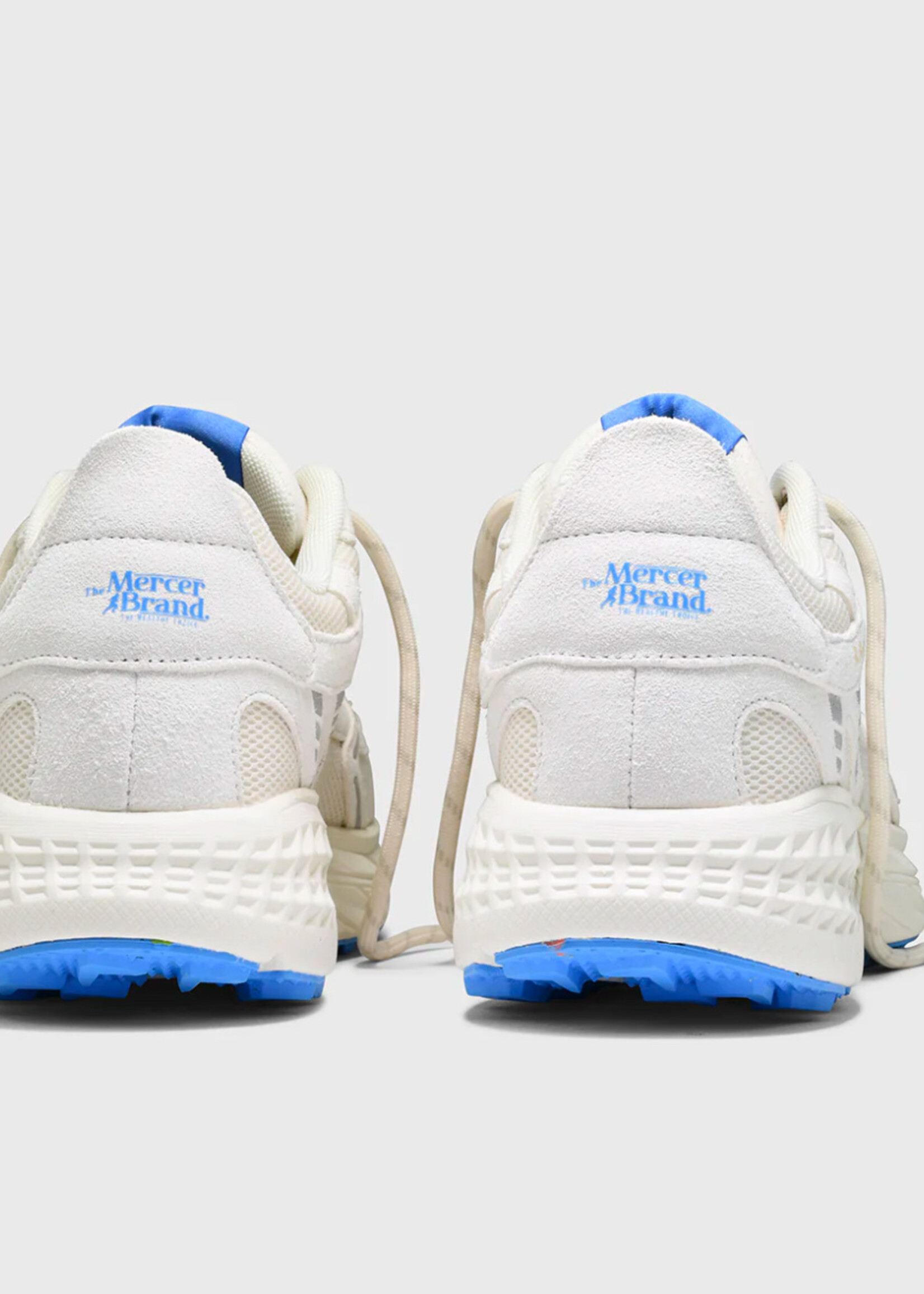 Mercer Re-Run Max suede white/blue