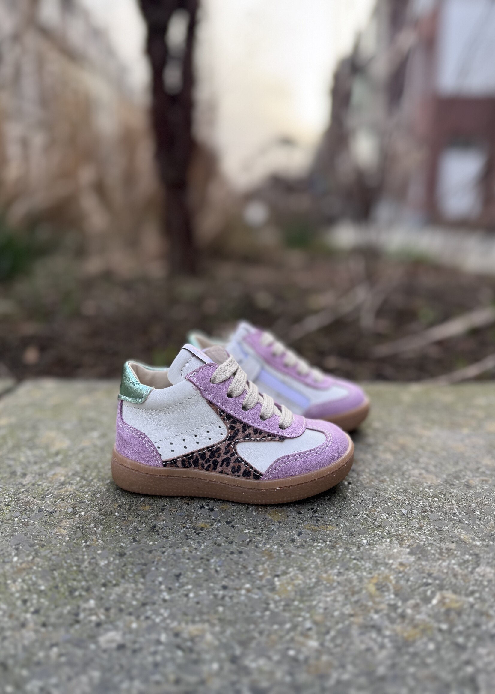 Bana & Co sneaker violet leopard