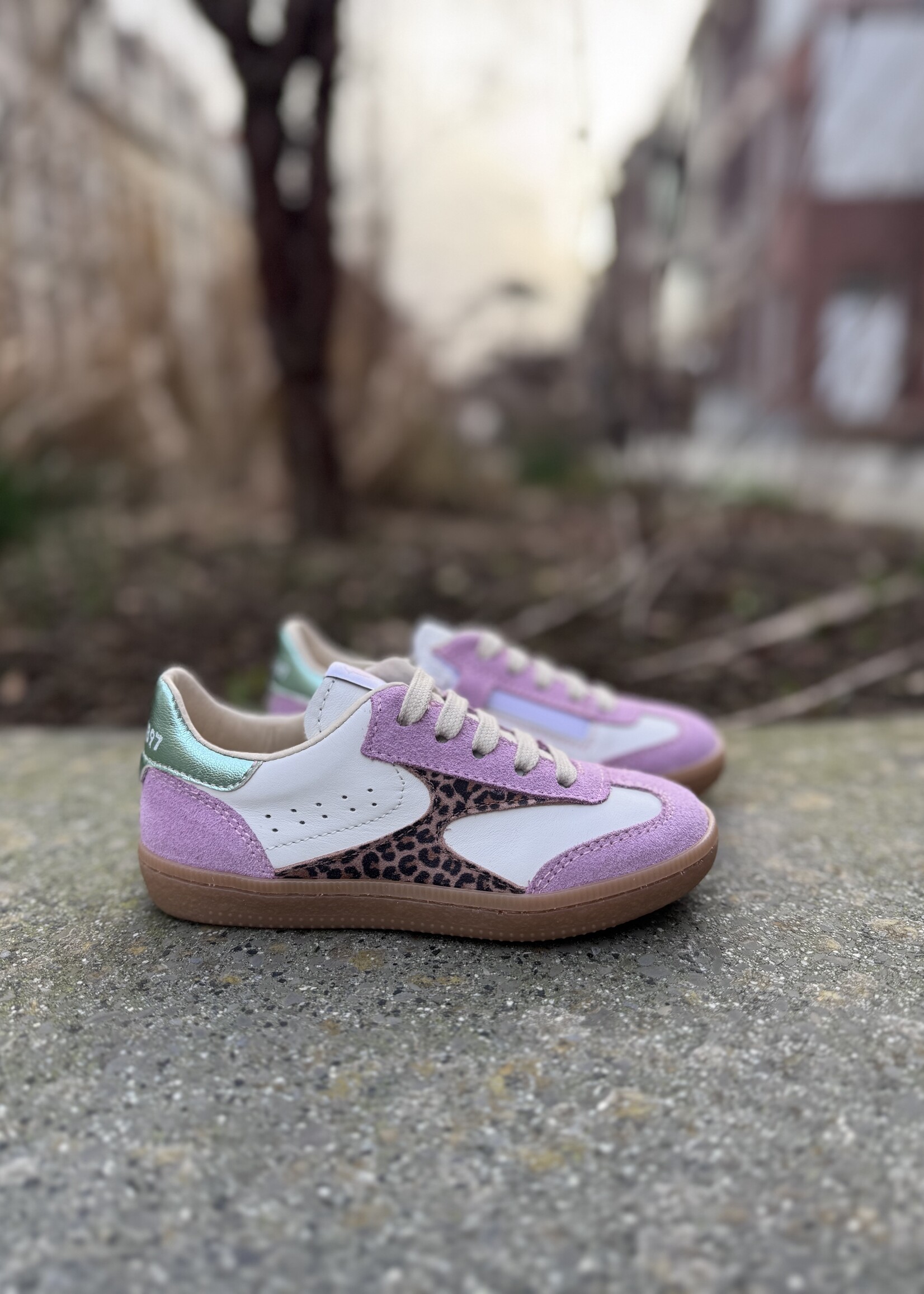 Bana & Co sneaker violet leopard