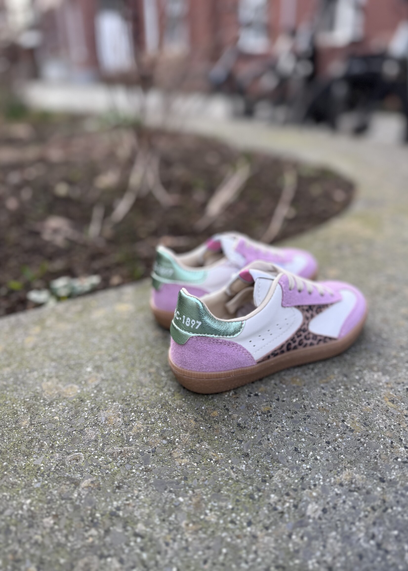 Bana & Co sneaker violet leopard