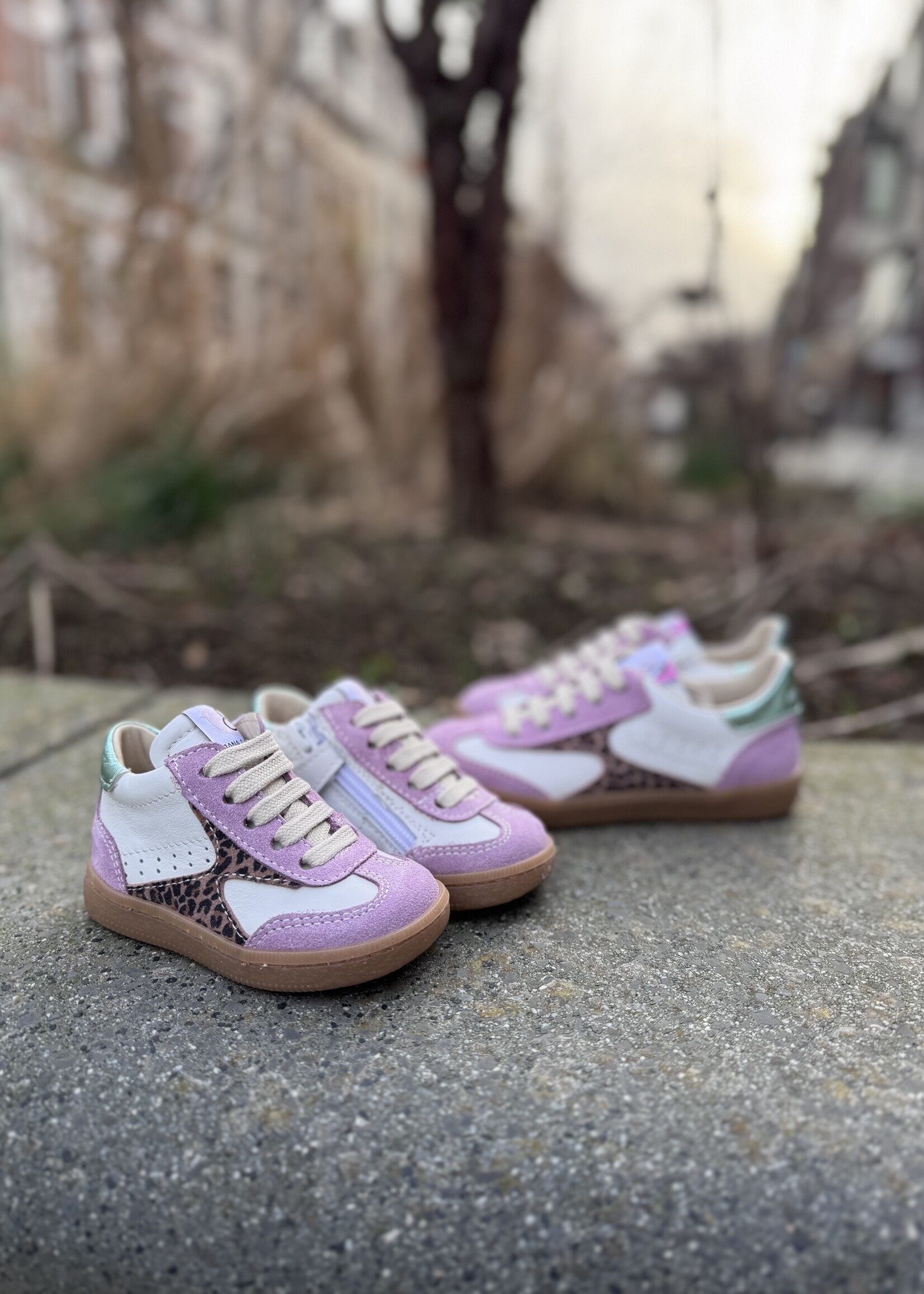 Bana & Co sneaker violet leopard