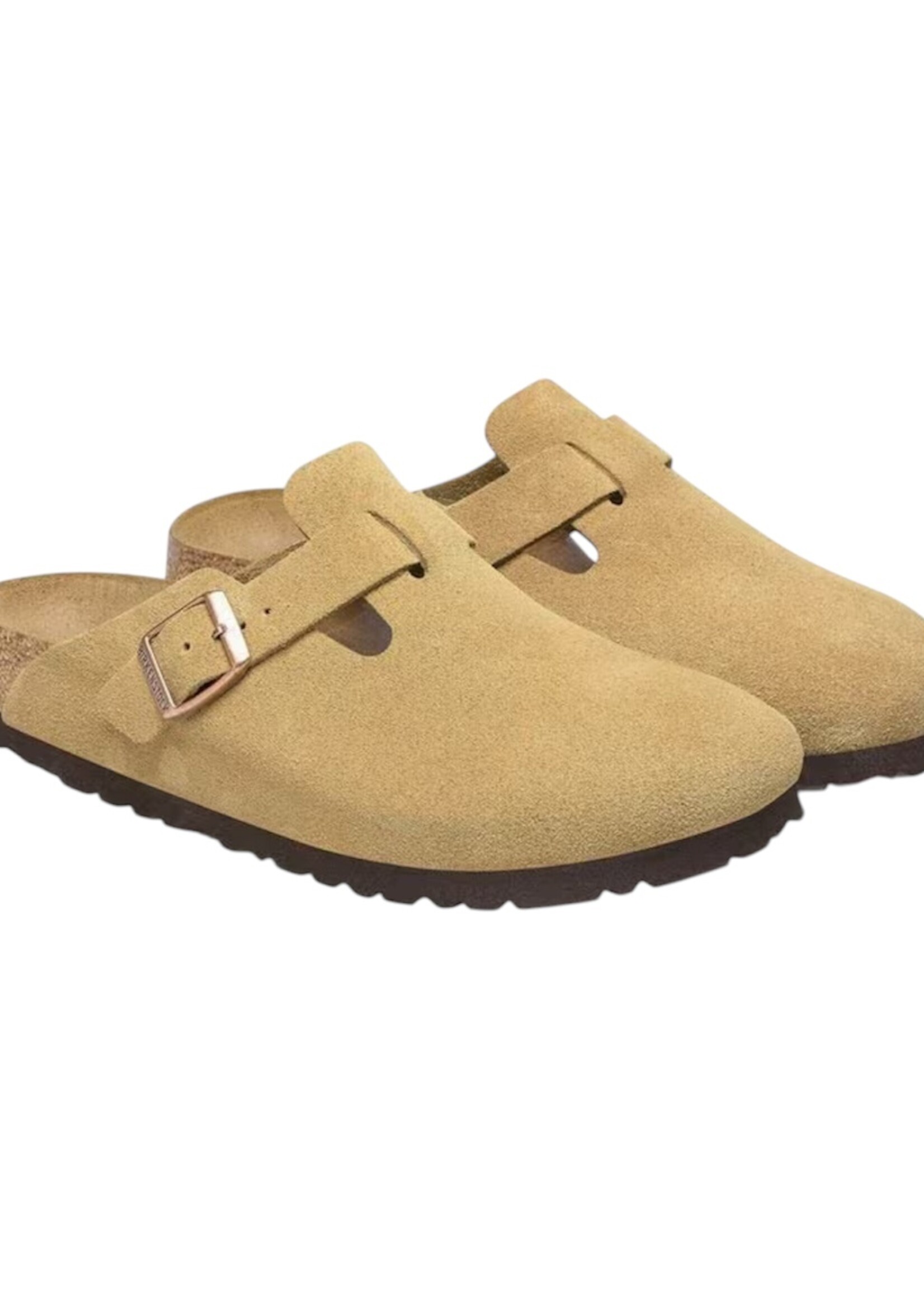 Birkenstock Boston LEVE Latte Cream