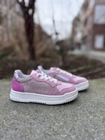 La Triboo 9215 sneaker roze veter/rits