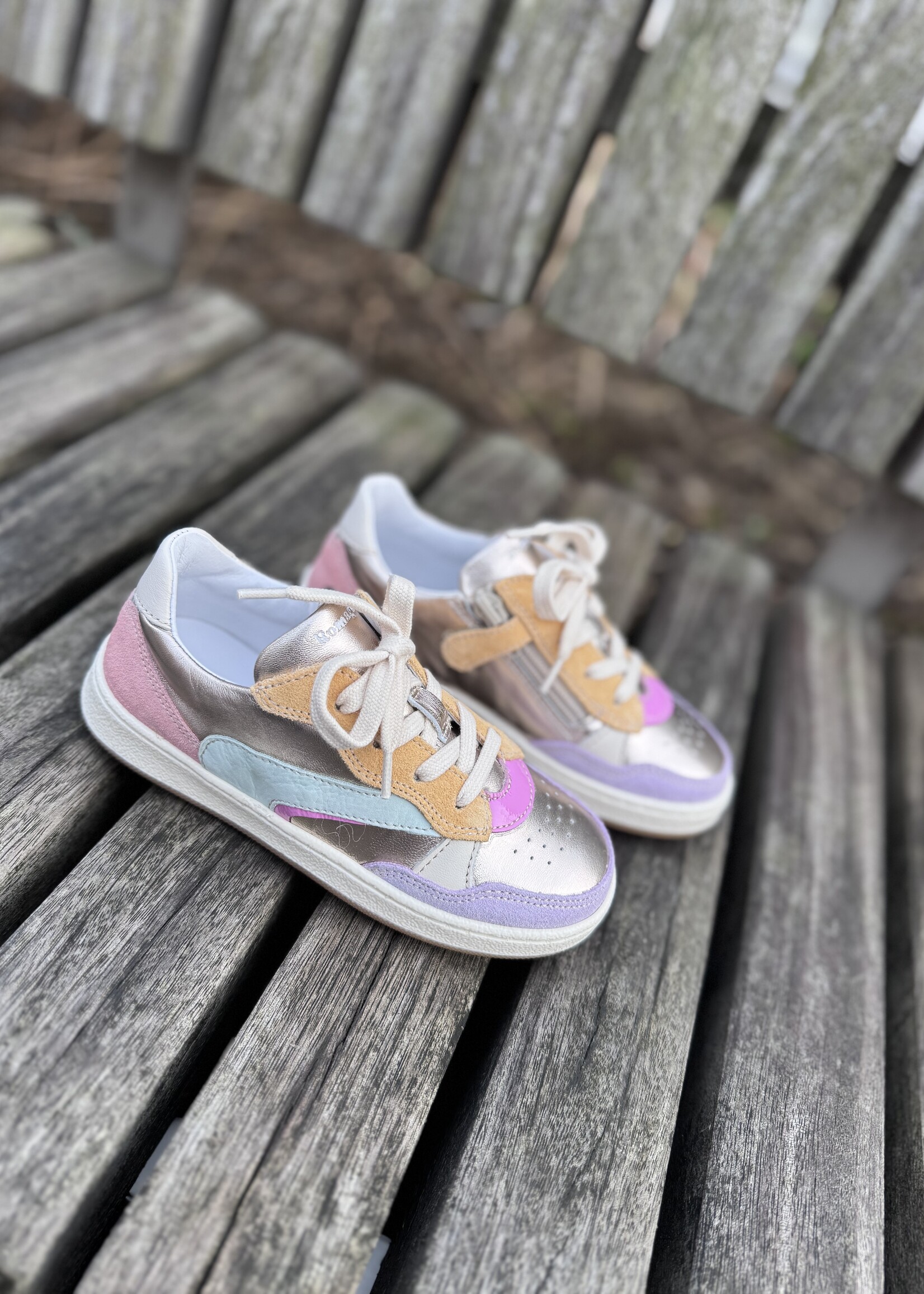 Romagnoli 6635 sneaker laminato avorio