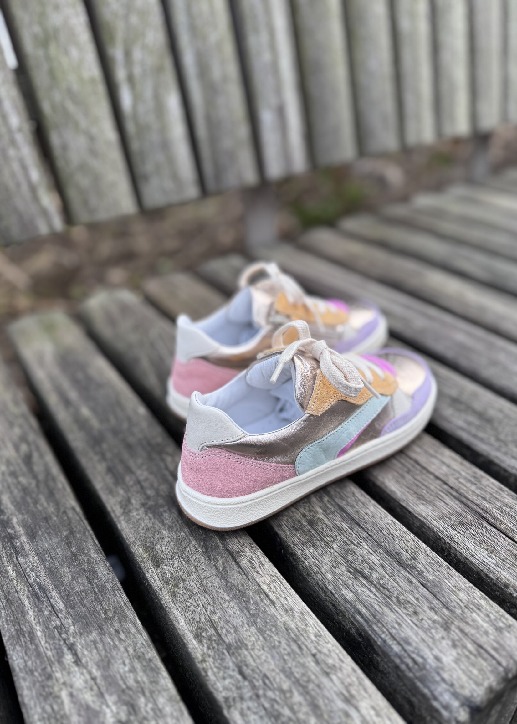 Romagnoli 6635 sneaker laminato avorio