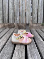 Ocra D055 sandaal roze beige geel velcro