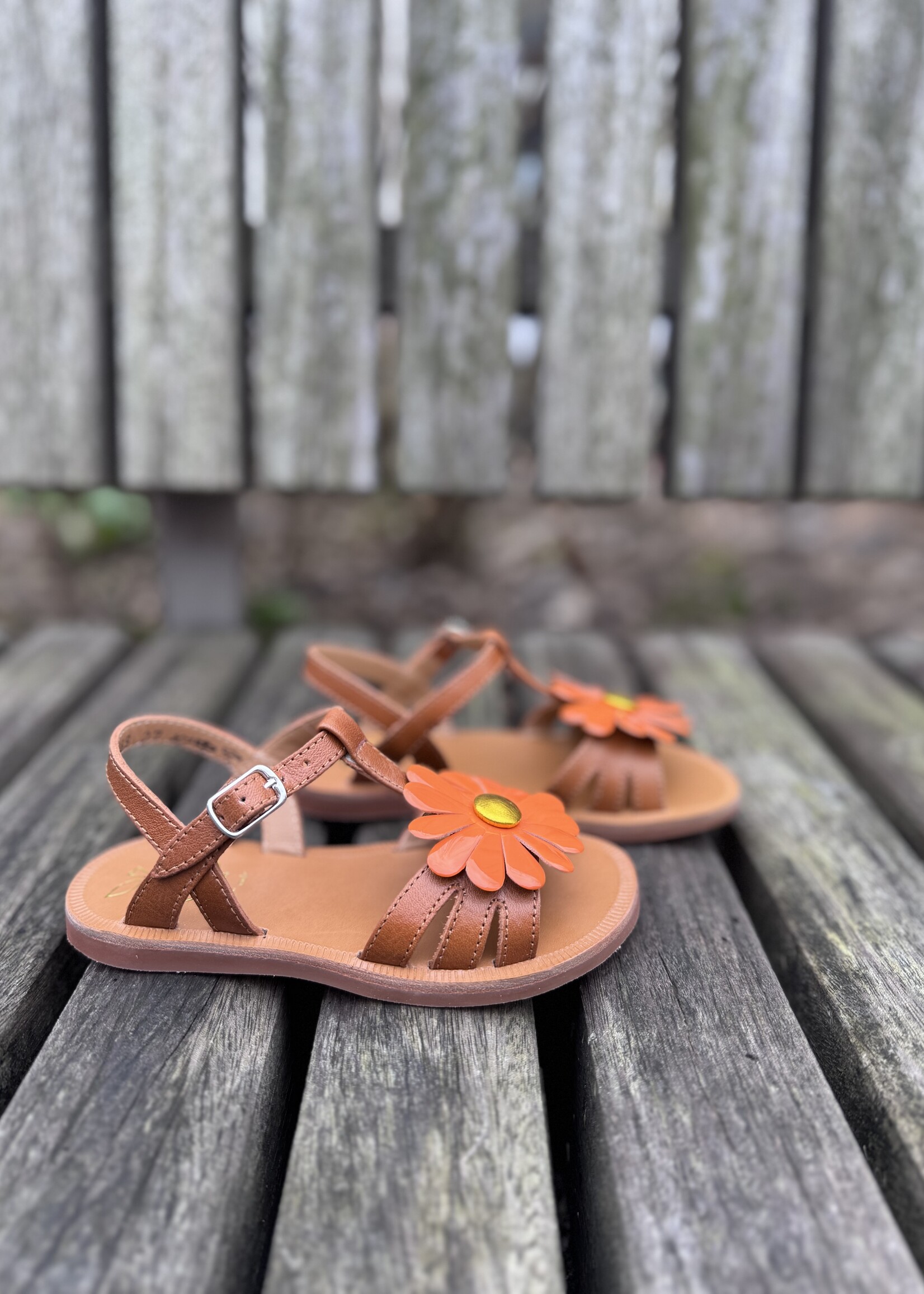 Pom d'api  plagette big flo vegetal camel