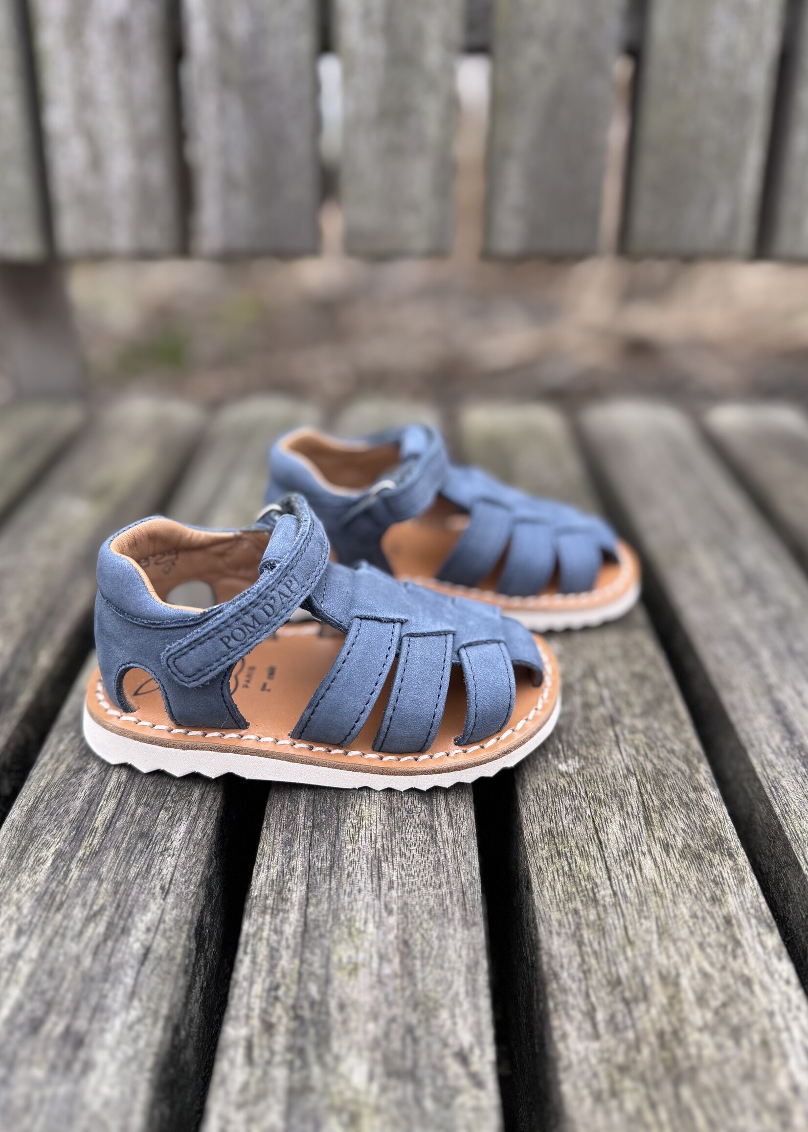 Pom d'api waff papy nubuck blue