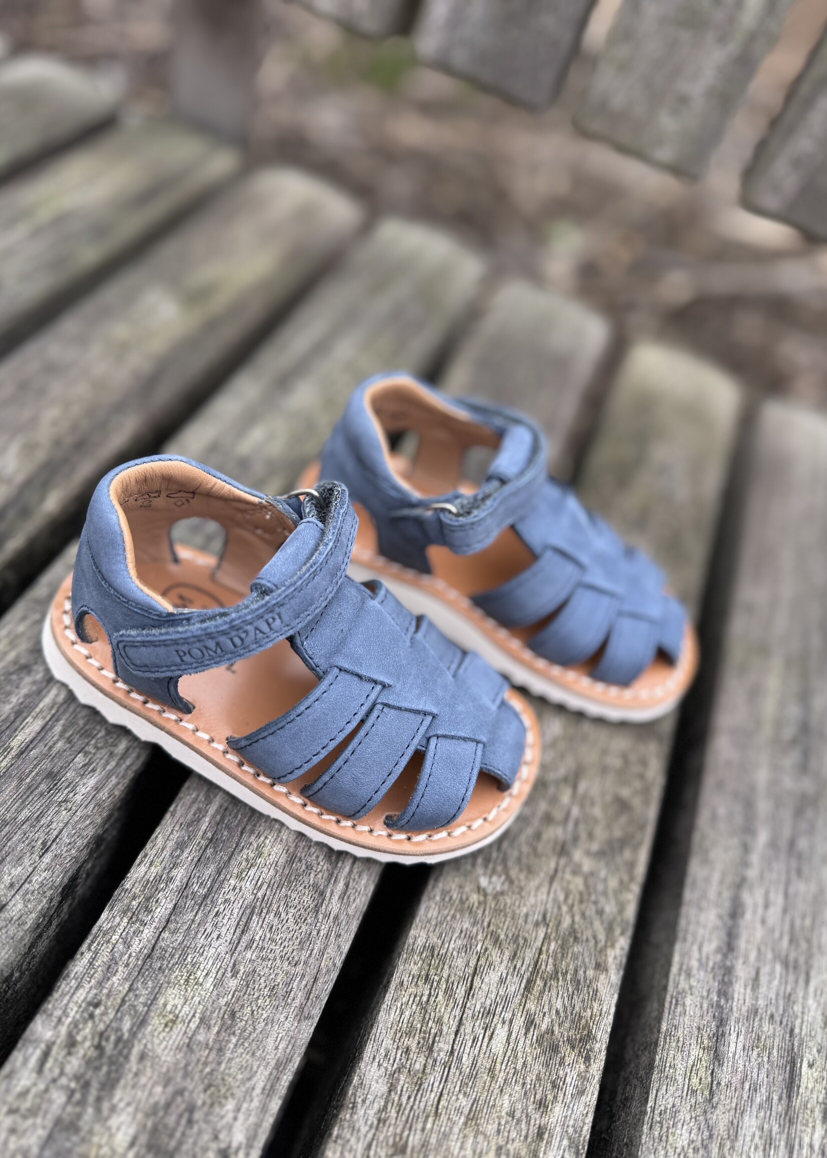 Pom d'api waff papy nubuck blue