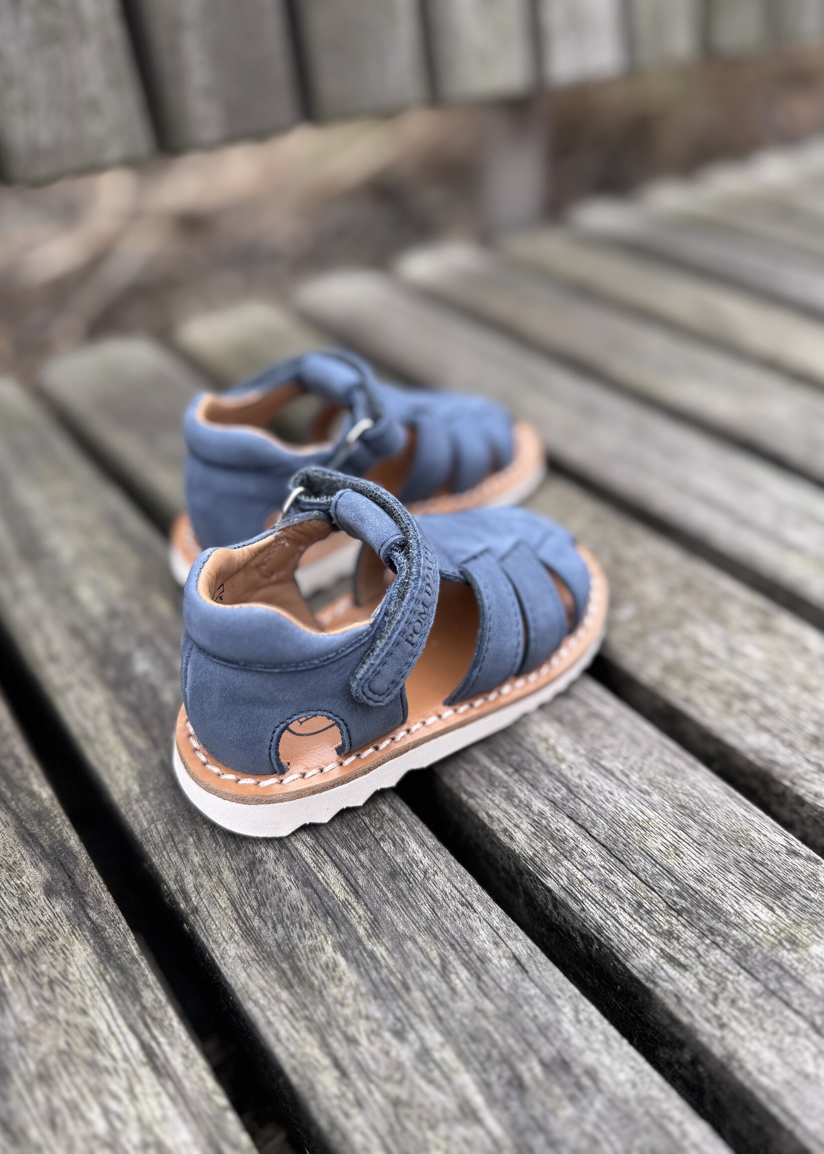 Pom d'api waff papy nubuck blue