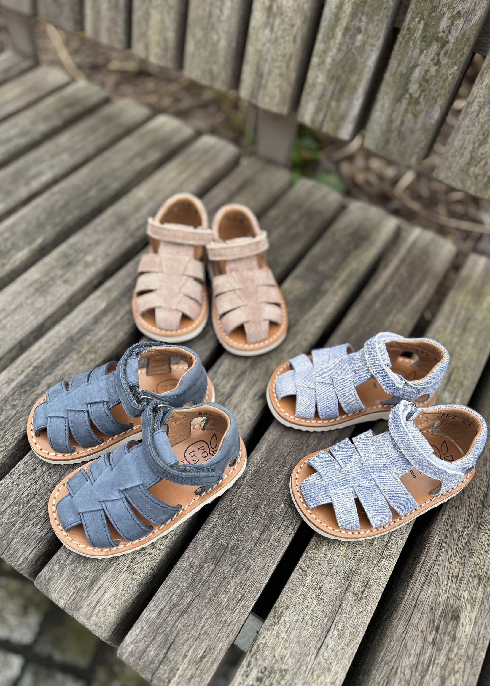 Pom d'api waff papy velours alfa jeans