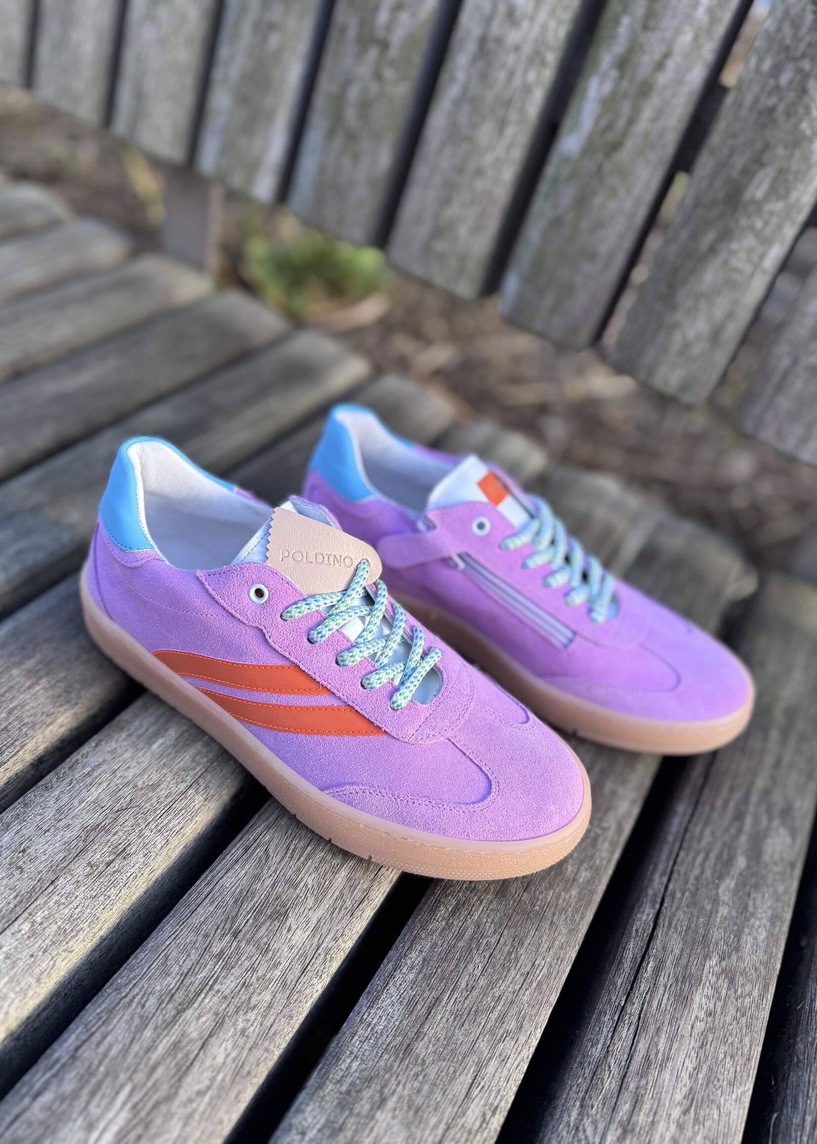 6534 sneaker smalto veter/rits