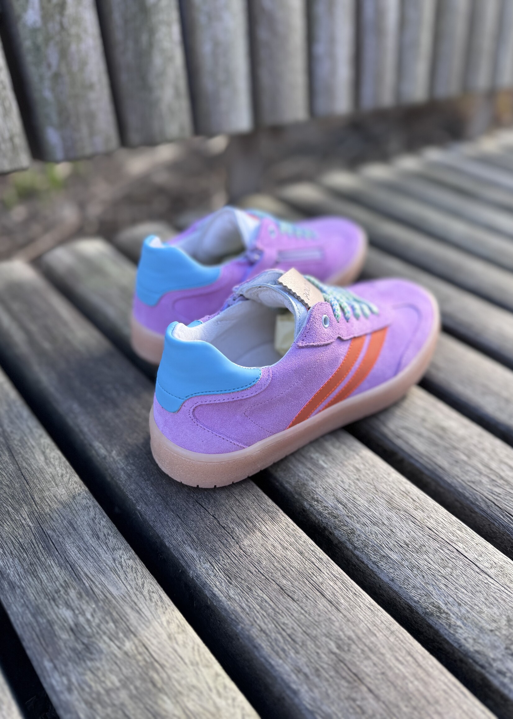 6534 sneaker smalto veter/rits