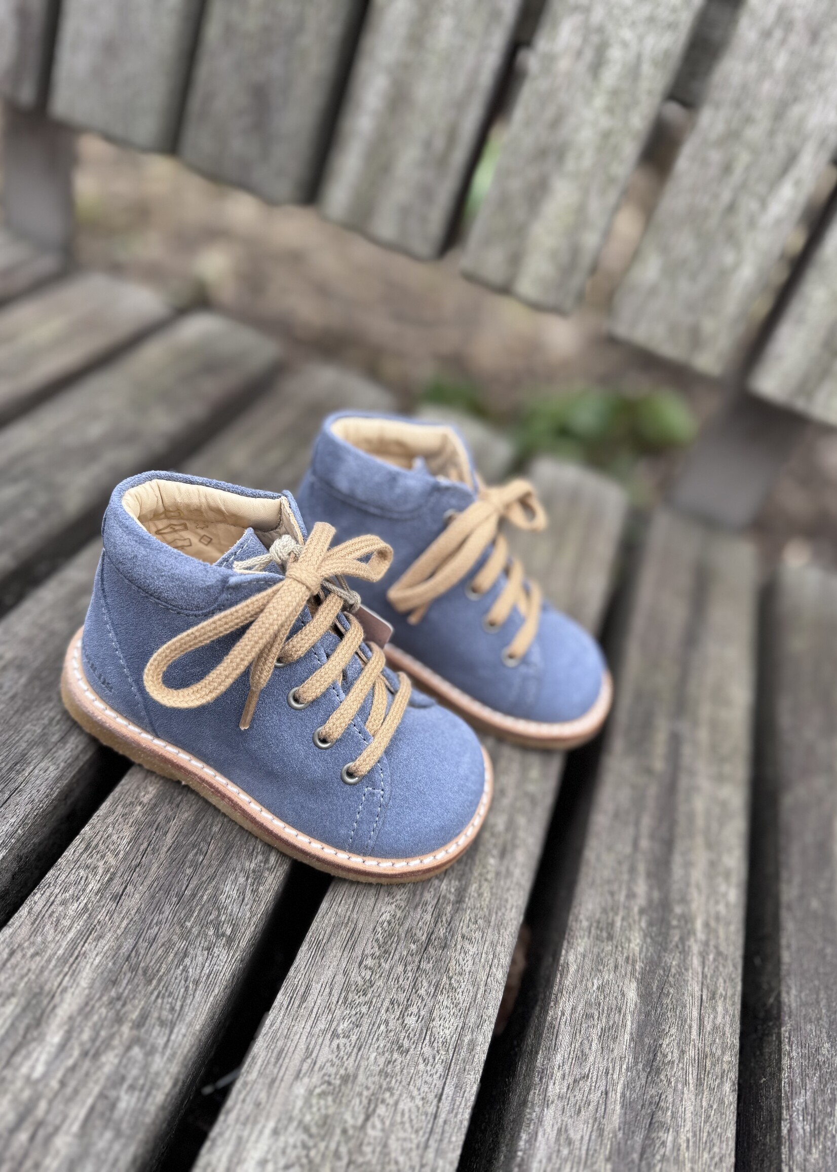Angulus 2361-101 classic lace-up blue fog