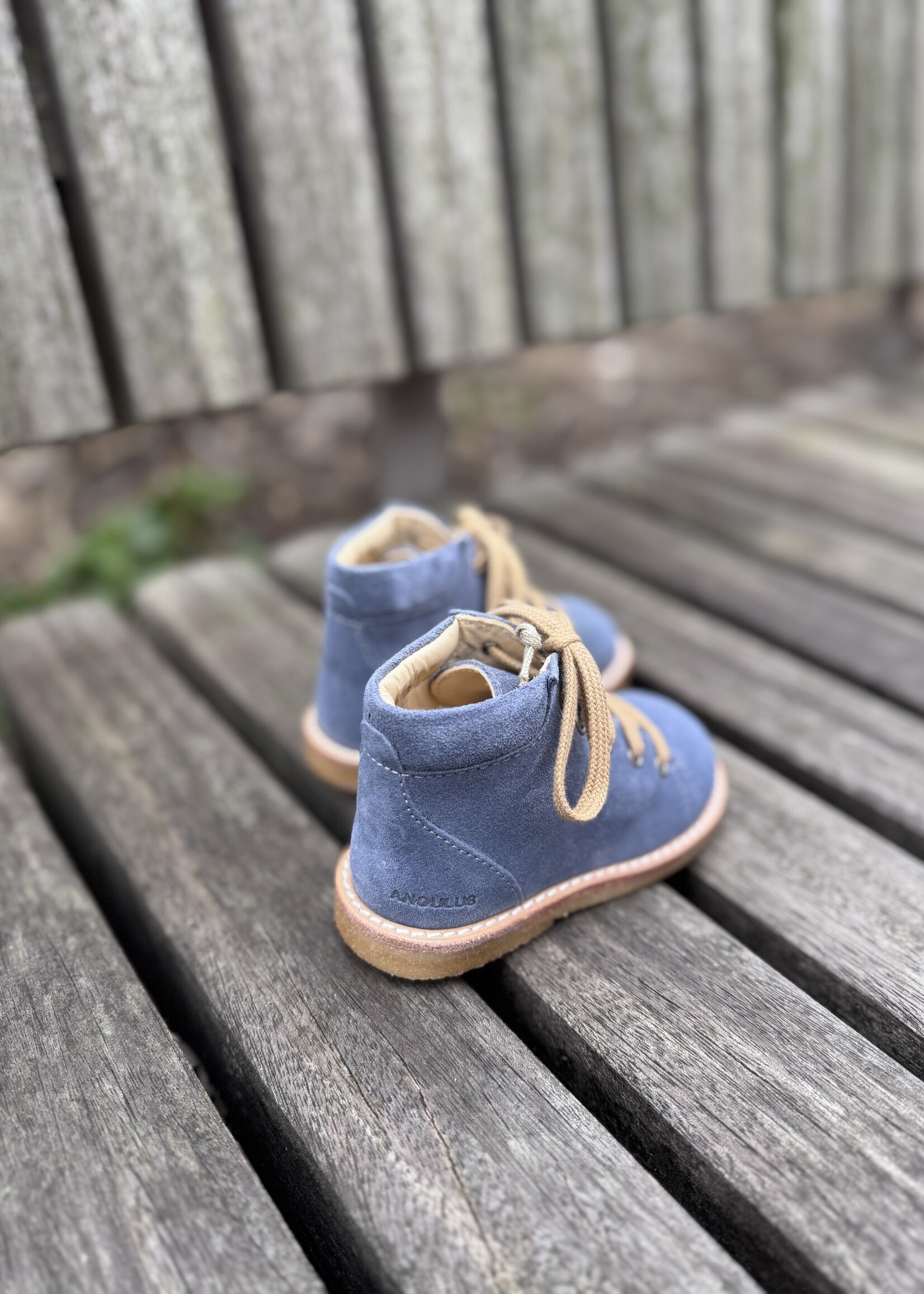 Angulus 2361-101 classic lace-up blue fog