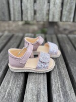 Angulus 0620-201 sandal sparkling glitter detail rosebud