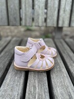 Angulus 0572-102 heart sandal glitter velcro pale rose