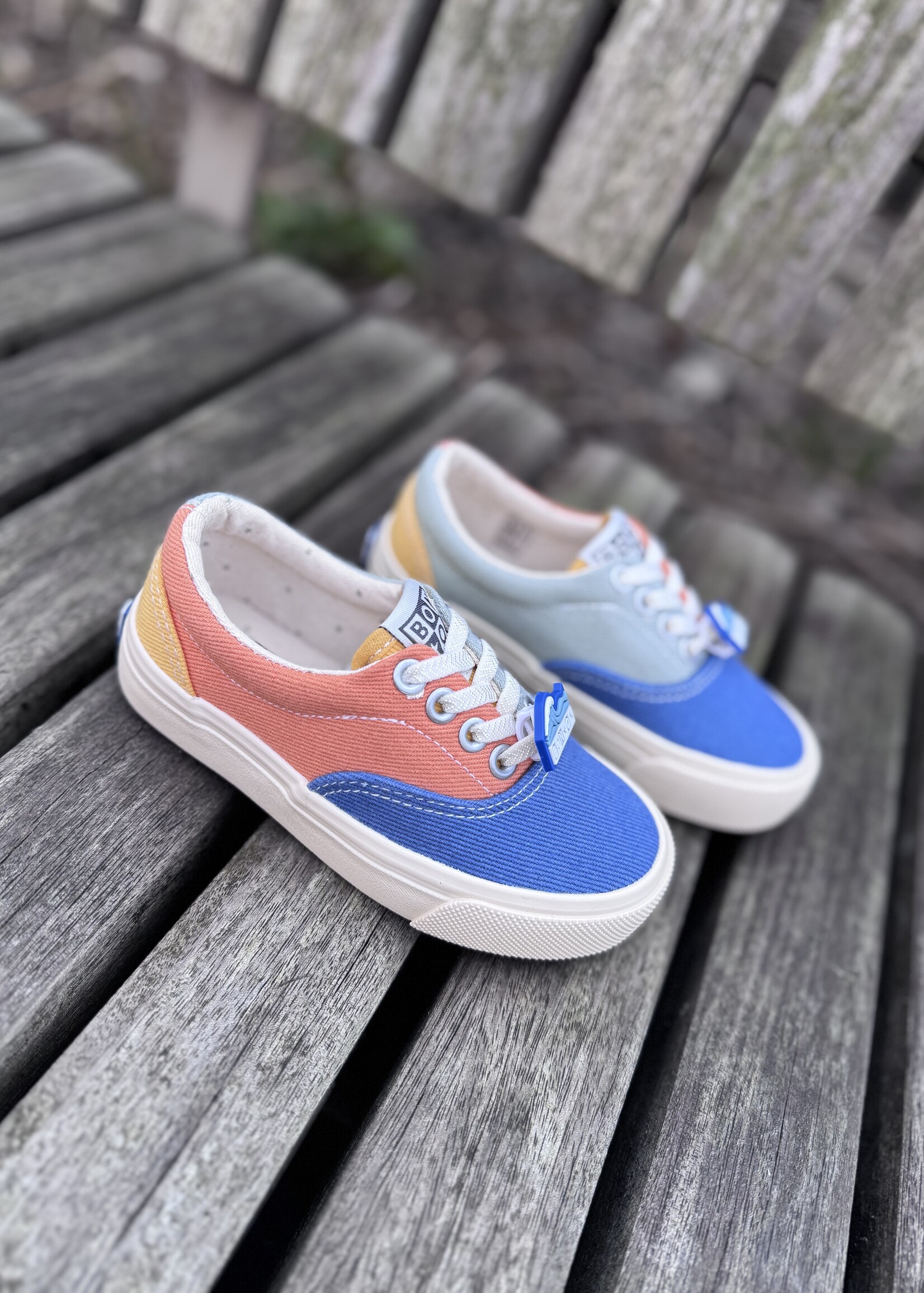 Bonton skate elast strong canvas multico blue